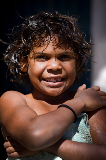 Child smiling